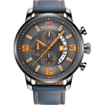 MINI FOCUS Часовник Mini Focus LE-23863 - Сив / Оранжев KP23863 (LE-23863)