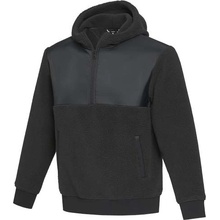 Evans unisex sherpa fleece Černá