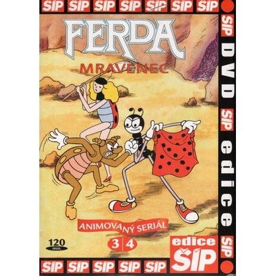 Ferda mravenec 3 + 4 papírový obal DVD