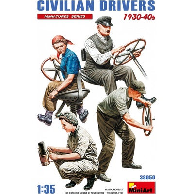 MiniArt Civilian Drivers 1930-40's PREDOBJEDNÁVKA 1:35