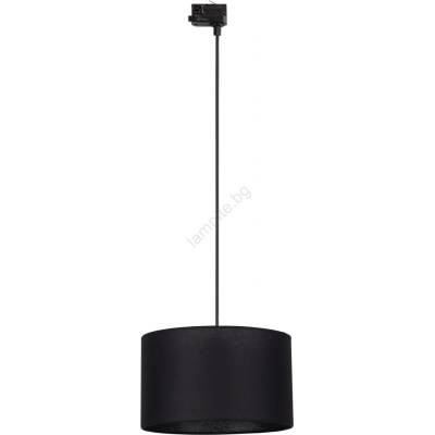 TK Lighting Пендел 3-фазна релсова система TRACER 1xE27/15W/230V Ø 38 см черен (TK10689)