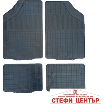 Paolo Гумени стелки универсални черни 3512 4бр/к-т (51480)