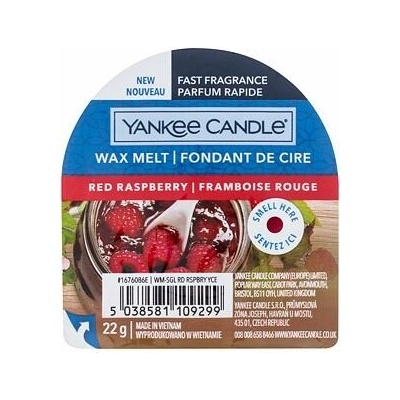 Yankee Candle vosk do aroma lampy Red Raspberry 22 g – Zboží Mobilmania