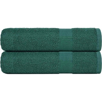 vidaXL Кърпи за душ FROGN 2 бр. Зелени 70x140 см 360 г/м2 (136857)