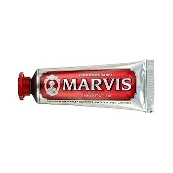 Marvis Cinnamon Mint zubní pasta bez fluoridu, 25 ml