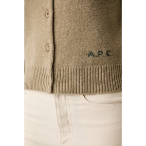 APC A. P. C. жилетка дамска от вълна lila (WOASW.F22352)