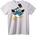 NOONEBRAND Тениска Donald Duck - 2XL, White