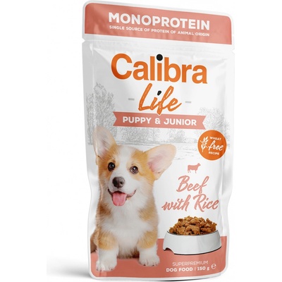 Calibra Dog Life Puppy&Junior Beef 150 g