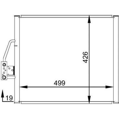 Kondenzátor, klimatizace MAHLE AC 277 000S (AC277000S)