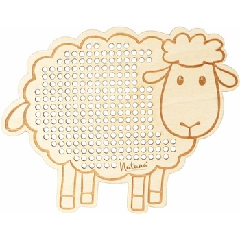 Natana šablóna na vyšívanie ovečka 11,5 x 15,3 cm