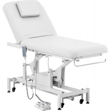 physa Elektrické masážní lehátko - 2 motory - 150 W - 187 x 70 x 68–90 cm - 200 kg - bílá LYON WHITE PH