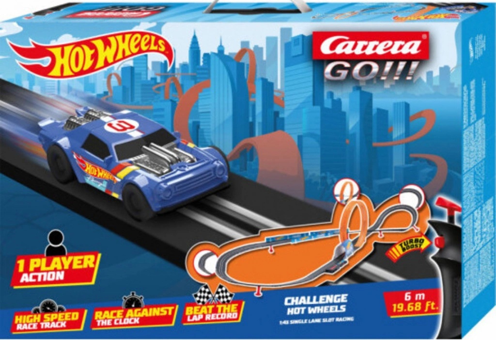 Carrera GO!! Challenge Sonic – Voiture Speed Star 1/43 – Circuit Avec Boucle Et Virages Inclinés – Dès 6 Ans – Licence SEGA