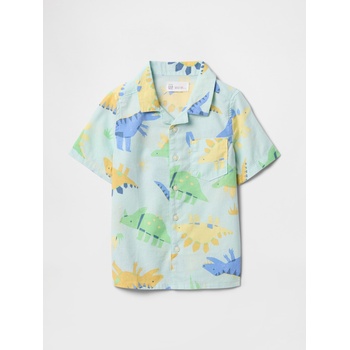 GAP Бебешка риза с примес от лен GAP GAP | Sin | Момчешки | 6-12 месеца