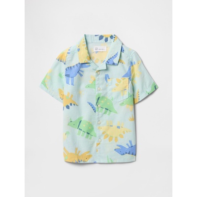 GAP Бебешка риза с примес от лен GAP GAP | Sin | Момчешки | 6-12 месеца