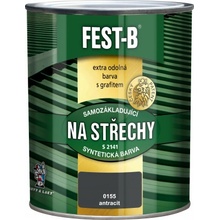 FEST-B S2141, antikorozní nátěr na železo, 0155 antracit, 0,8kg