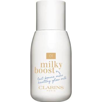 Clarins Milky Boost тониращ лосион да уеднакви цвета на кожата цвят 01 Milky Cream 50ml