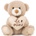 Амек Тойс Плюшена играчка Амек Тойс - Мече със сърце, 22 cm (10188)