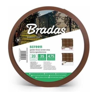 Plotová páska Brad, 4,75 cm x 35 m, hnědá