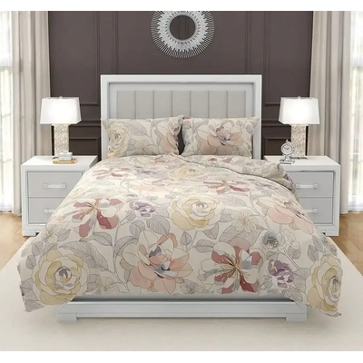 Dilios Памучно спално бельо Ранфорс Персия 3 части двоен комплект