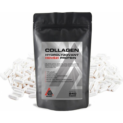 Collagen Hovädzie Hydrolyzovaný proteín VALKNUT 240 kapsúl