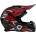 Каска за мотокрос 188 Matt Black/Red (721391)