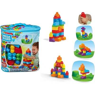 Mega Bloks First Builders Big Building Bag - modrá (DCH55)