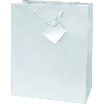 Image 1 of EUROCOM Подаръчна торбичка Mat Big, 26x32.4x12.7cm, бяла (25411-А-БЯЛ)