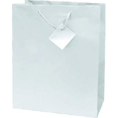 EUROCOM Подаръчна торбичка Mat Big, 26x32.4x12.7cm, бяла (25411-А-БЯЛ)