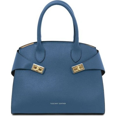 Tuscany Leather Kožená kabelka Coccola Denim 2421 1 142