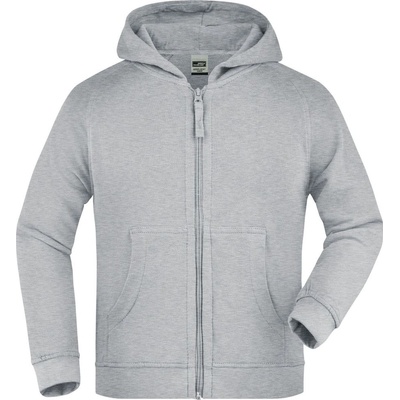 James & Nicholson Detská mikina na zips s kapucňou JN059k