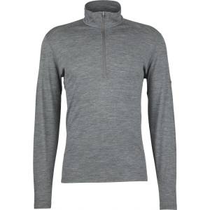 Icebreaker Мъжко мериносово термобельо Icebreaker 200 Oasis L/S Half Zip Merino base layer - Gritstone Heather - размер XL (015-1976-0215)