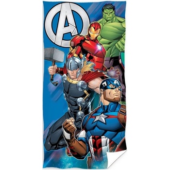 Carbotex Bavlnená plážová osuška Avengers Endgame 70 x 140 cm