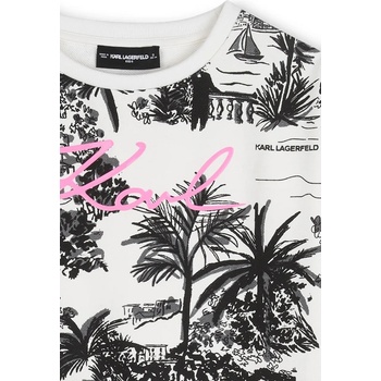 Karl Lagerfeld Детска памучна рокля Karl Lagerfeld (Z31156.114.150)