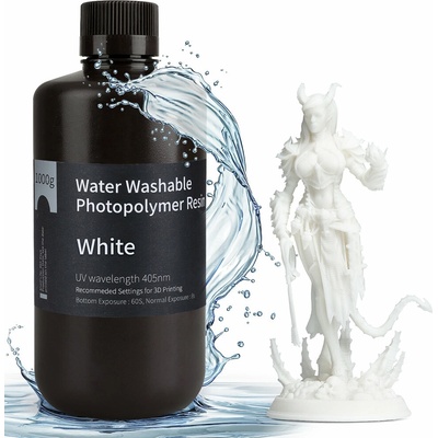 Elegoo Water Washable Resin 1kg bílá RWW1W