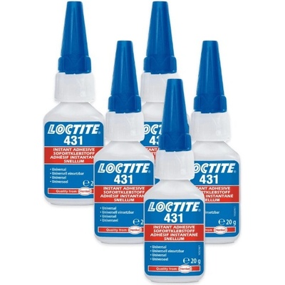 Loctite 431 sekundové lepidlo 20 g 5 ks