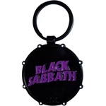 Black Sabbath Wavy Logo & Daemon Drum (Double Sided) Ключодържател (<![CDATA[BSKEY12]]>)