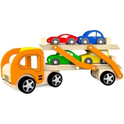 Viga Drevené auto kamión na prepravu áut