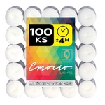 Emocio Свещи за чаено осветление Emocio 100 бр. , време на горене 4 часа