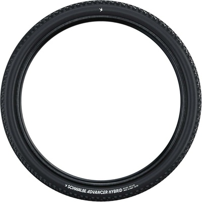 Schwalbe ť ADVANCER HYBRID (57-584) 27.5x2.25 Active 50EPI PunctureGuard 995g Čierny reflex Green