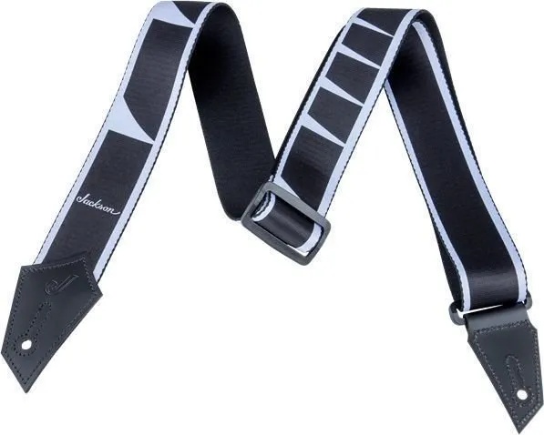 Jackson 299-3738-001 Inlay Black/White Колан за китара (2993738001)