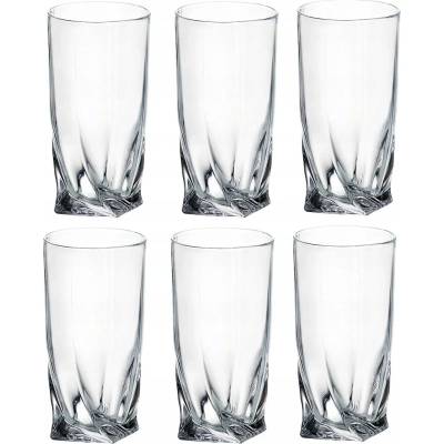 Crystalite Bohemia Sklenice quadro 6 x 350 ml