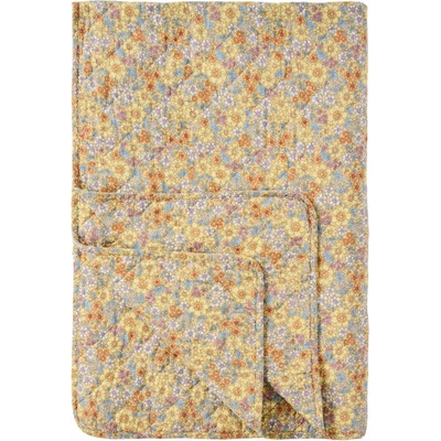 Ib Laursen Prešívaný prehoz Multi colour Flowers 130 × 180 cm