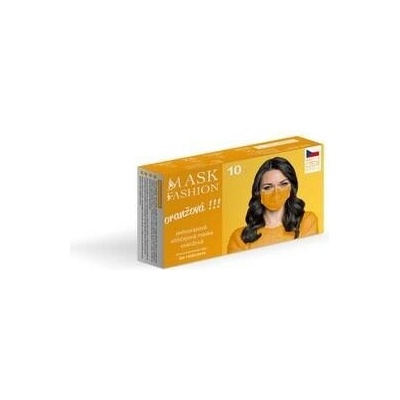 Mesaverde jednorázová obličejová maska oranžová 10 ks