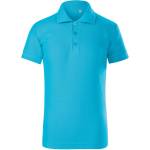 MALFINI Malfini pique polo free f22 / Детска поло риза - тюркоазена 158 (f224407)