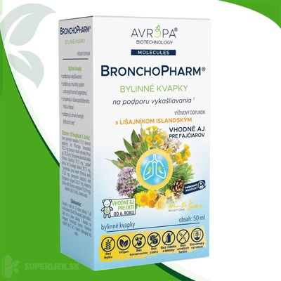 Avropa BronchoPharm bylinné kvapky 50 ml