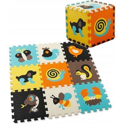 DR HK038 Farebné penové puzzle 30 x 30 cm EVA 9ks