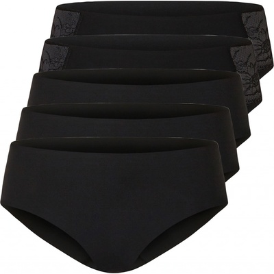 esmara® Dámske bedrové nohavičky 5 kusov čierna
