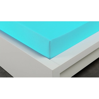 Innova Prostěradlo Jersey světle azurové Luxus 90-100x200