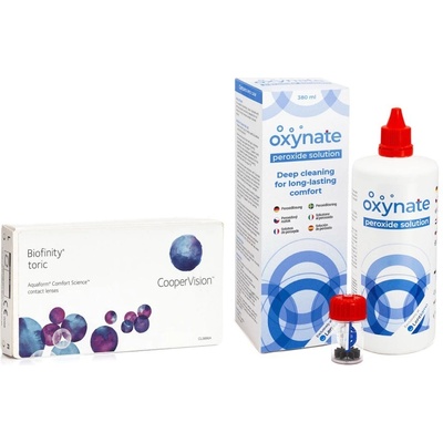 Cooper Vision Biofinity Toric 6 šošoviek + Oxynate Peroxide 380 ml s puzdrom