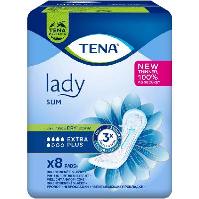 Дамски урологични превръзки Tena Lady Slim - Extra Plus, 8 броя